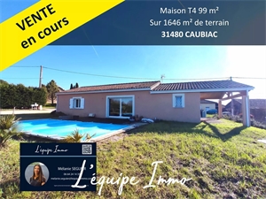 maison-villa à la vente -   31530  LEVIGNAC, surface 99 m2 vente maison-villa - APR666517